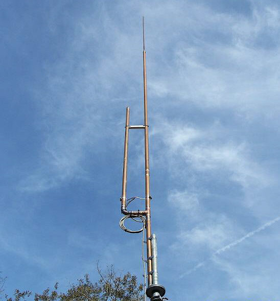 6 Meter Homemade J-Pole Antenna By KK4BCV. 